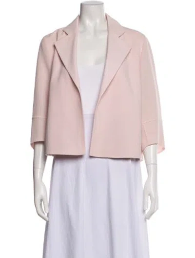 Pre-owned Akris Wool Blazer In Pink