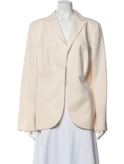 Pre-owned Akris Wool Blazer W/ Tags In Neutrals