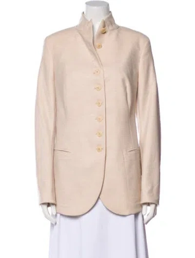 Pre-owned Akris Wool Blazer W/ Tags In Pink