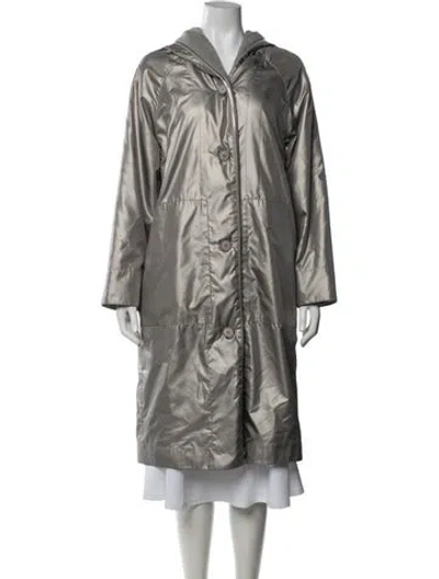 Pre-owned Akris Wool Coat In Grey