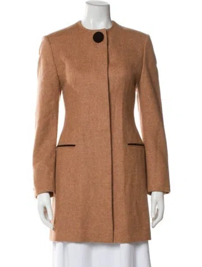 Pre-owned Akris Wool Coat In Neutral