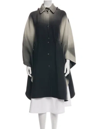 Pre-owned Akris Wool Coat W/ Tags In Black