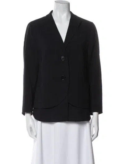 Pre-owned Akris Wool Coat W/ Tags In Green