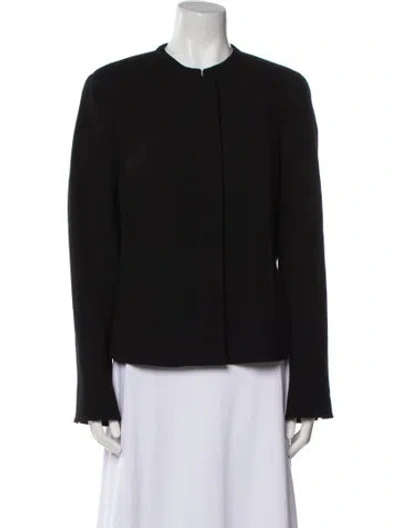 Pre-owned Akris Wool Evening Jacket In Black