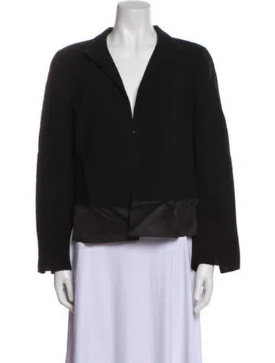 Pre-owned Akris Wool Evening Jacket In Black