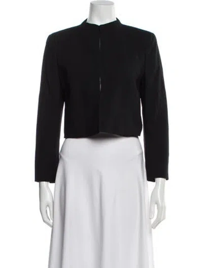 Pre-owned Akris Wool Evening Jacket In Black