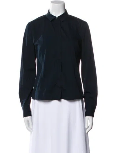 Pre-owned Akris Wool Evening Jacket In Blue