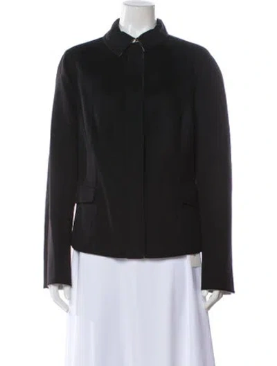 Pre-owned Akris Wool Evening Jacket W/ Tags In Gray