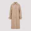 Akris Reversible Checked Wool Coat In Camel Multicolor