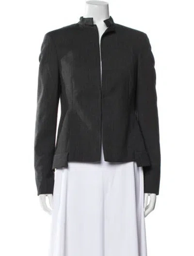 Pre-owned Akris Wool Jacket In Black