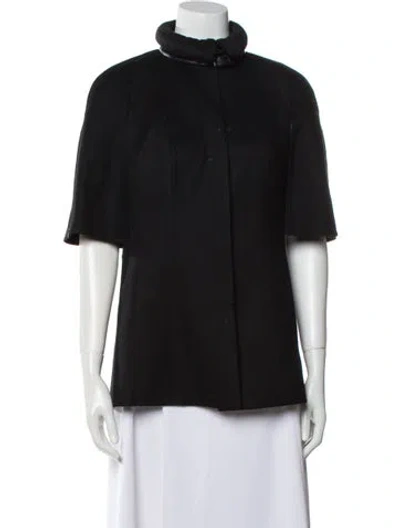 Pre-owned Akris Wool Jacket In Black