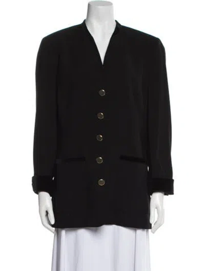 Pre-owned Akris Wool Jacket In Black