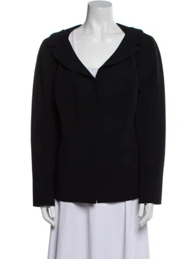 Pre-owned Akris Wool Jacket In Black