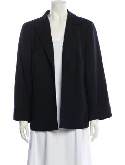 Pre-owned Akris Wool Jacket In Black