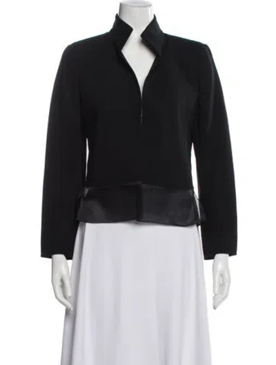 Pre-owned Akris Wool Jacket In Black