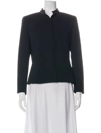 Pre-owned Akris Wool Jacket In Black