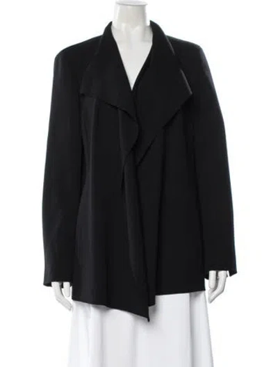 Pre-owned Akris Wool Jacket In Black