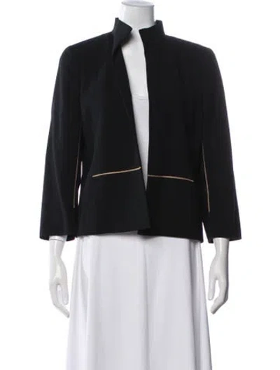 Pre-owned Akris Wool Jacket In Black