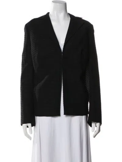 Pre-owned Akris Wool Jacket In Black