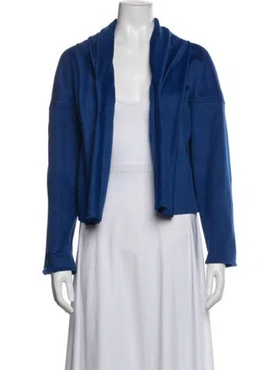 Pre-owned Akris Wool Jacket In Blue