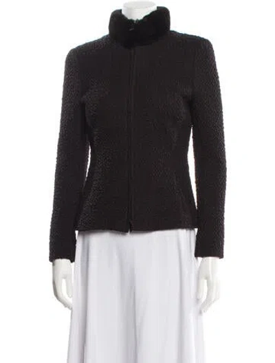 Pre-owned Akris Wool Jacket In Brown