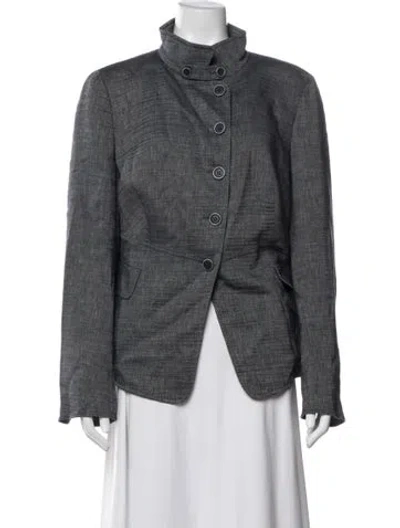 Pre-owned Akris Wool Jacket In Grey