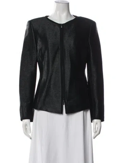 Pre-owned Akris Wool Jacket In Grey