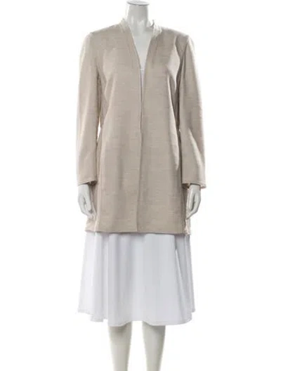 Pre-owned Akris Wool Jacket In Neutral