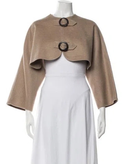 Pre-owned Akris Wool Jacket In Neutrals