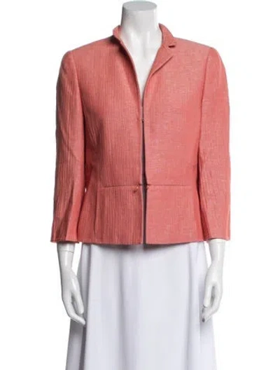 Pre-owned Akris Wool Jacket In Pink