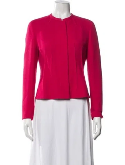Pre-owned Akris Wool Jacket In Pink