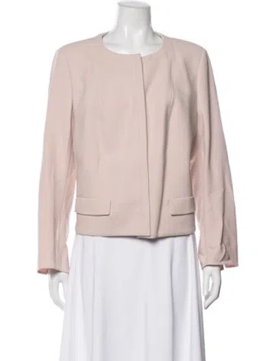 Pre-owned Akris Wool Jacket In Pink