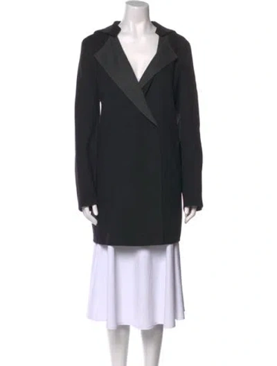 Pre-owned Akris Wool Jacket W/ Tags In Black