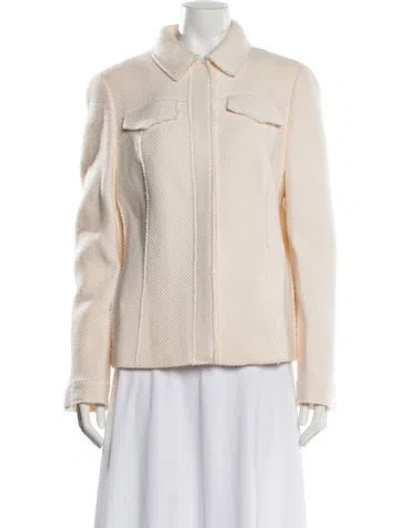 Pre-owned Akris Wool Jacket W/ Tags In Neutral