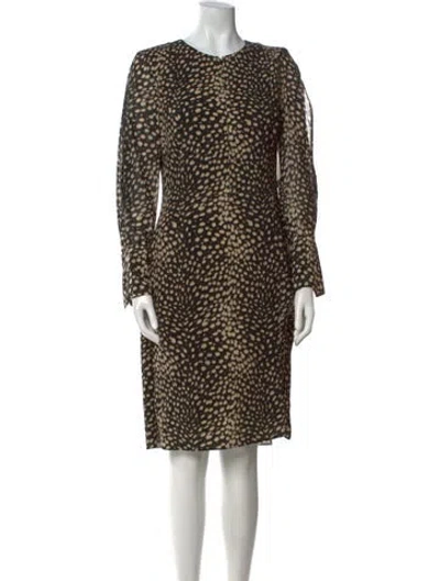 Pre-owned Akris Wool Knee-length Dress