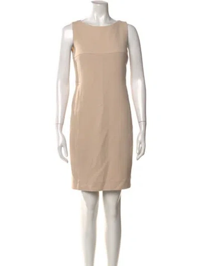 Pre-owned Akris Wool Knee-length Dress In Pink