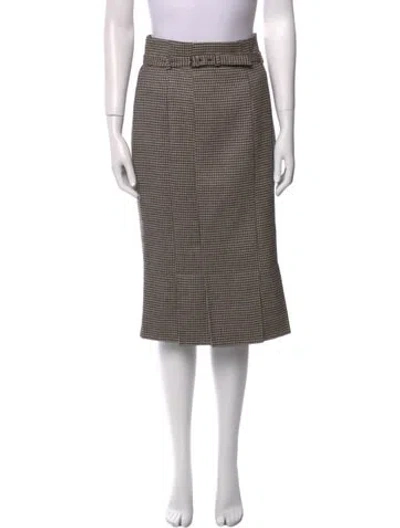 Pre-owned Akris Wool Knee-length Skirt