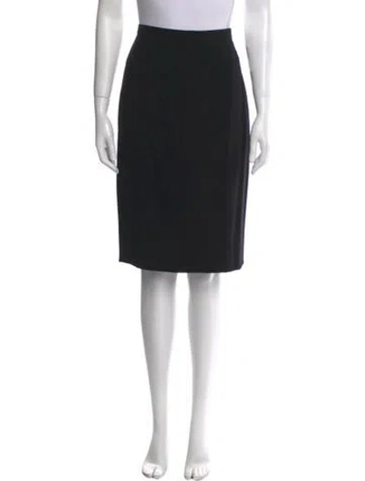 Pre-owned Akris Wool Knee-length Skirt In Brown