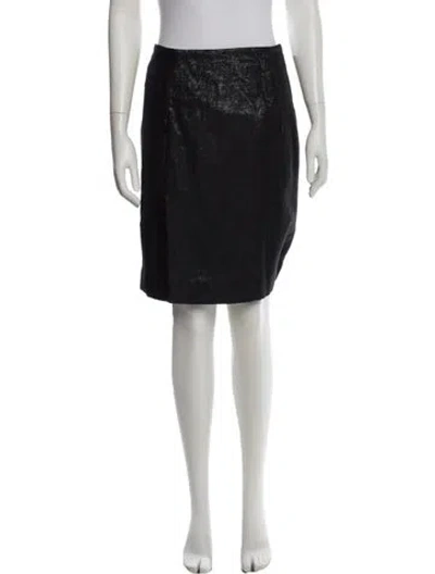 Pre-owned Akris Wool Knee-length Skirt In Gray