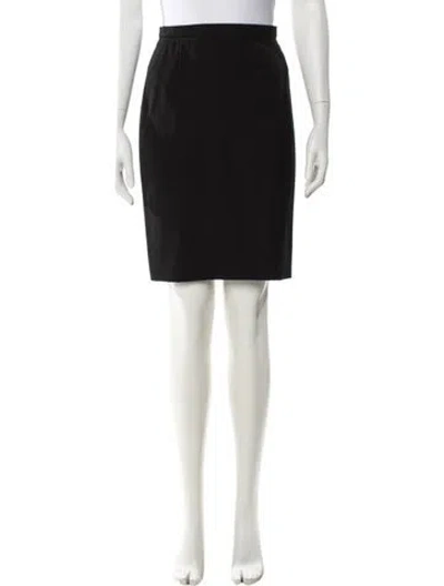 Pre-owned Akris Wool Knee-length Skirt In Gray