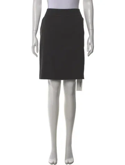 Pre-owned Akris Wool Knee-length Skirt In Gray
