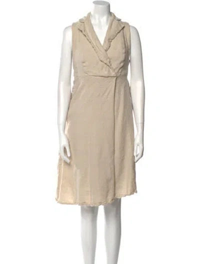 Pre-owned Akris Wool Midi Length Dress In Pink