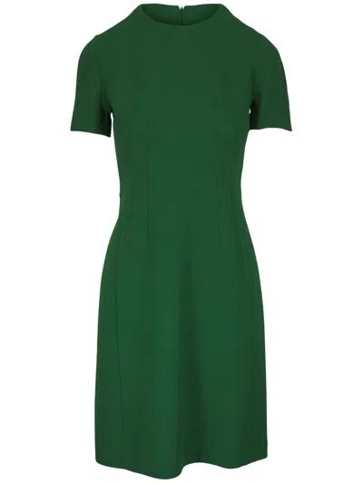Akris Minikleid Aus Wolle In Grün