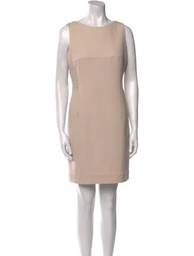 Pre-owned Akris Wool Mini Dress In Pink
