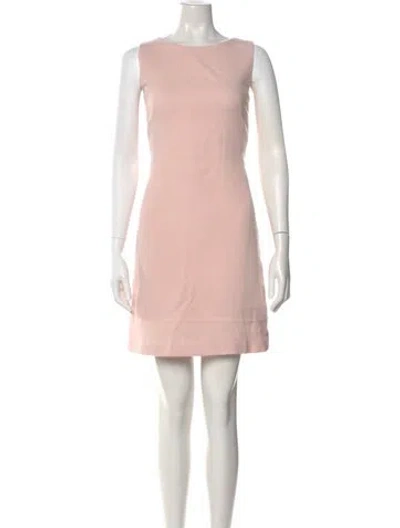 Pre-owned Akris Wool Mini Dress In Purple