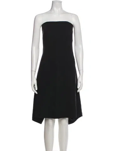Pre-owned Akris Wool Mini Dress W/ Tags In Black
