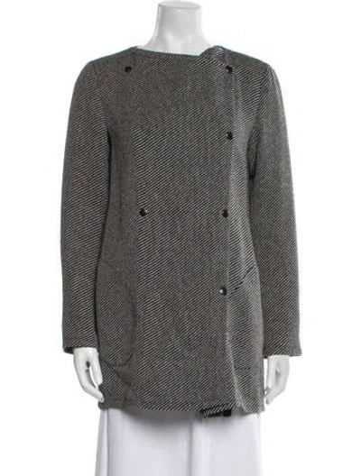 Pre-owned Akris Wool Printed Jacket In Multi