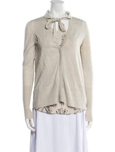 Pre-owned Akris Wool Set In Neutral