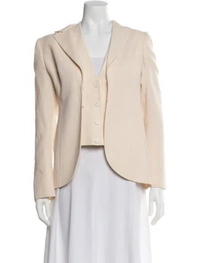 Pre-owned Akris Wool Set In Neutral