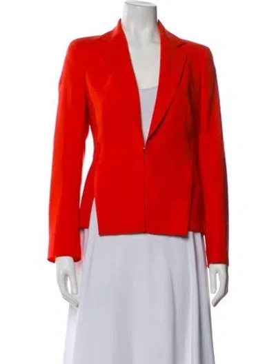 Pre-owned Akris Wool Set In Orange